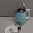 Electric Kettle(BPA Free), Double Wall Water Boiler Heater, Stainless Steel Interior, Cool Touch Coffee Pot & Tea Kettle, Auto Shut-Off and Boil-Dry Protection, 1.5L