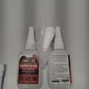 Thick Super Glue 120 Gram, Clear All Purpose Ca Glue Repair Wood Furniture Metal Plastic Crafts, Heavy Duty Instant Cyanoacrylate Adhesive for Woodworking Ceramic Leather Shoe Sole Glass Pottery (4 oz)