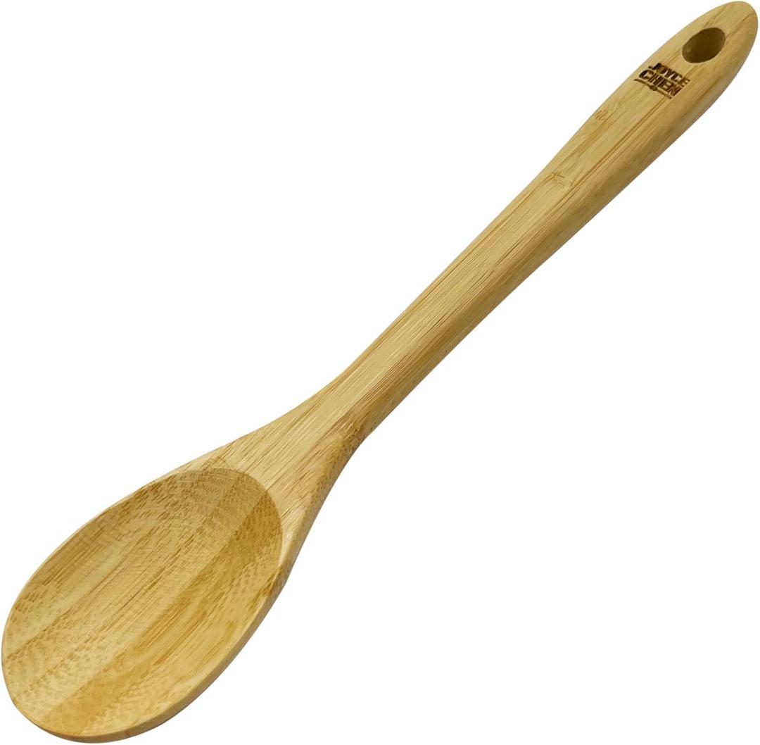 Joyce Chen Burnished Bamboo Mixing Spoon, 12-Inch
