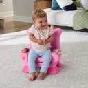 Fisher-Price Toddler Learning Toy Laugh & Learn Smart Stages Chair, Pink with Music Lights & Activities for Kids Ages 1+ Years
