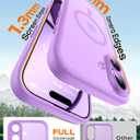 TOCOL for Phone 17 Case, Compatible with Magsafe Charger, Full Camera Protection, Drop Protection, Translucent Matte Phone Case for Phone 17 6.3 inch (Light Purple)