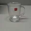 Mfacoy Glass Coffee Mugs Set of 6, Clear Large Coffee Mug 15 Oz With Handles for Hot Beverages, Clear Mugs for Tea, Cappuccino, Latte, Espresso Coffee, Juice, Glass Coffee Cups