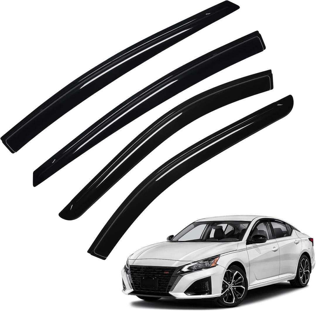 Altima Rain Guard - Window Visors for Nissan Altima 2019-2025 2026, Out-Channel Side Window Rain Guards for Altima Accessories, 4PCS, Black, Car Accessories