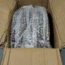 Tanlade 100 Pcs Charger Plates Bulk with Napkin Rings Set Include 50 Plastic Beaded Plate Chargers 50 Napkin Rings 13'' Round Dinner Plate Chargers Set for Table Setting Wedding Party(Gold)