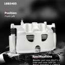 cciyu 18B5405 Front Left Brake Caliper With Bracket For Ford For F-150 2012-2020