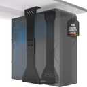 Heavy Duty Under Desk PC Holder  Up to 77 lbs Load Capacity - Adjustable Computer Tower Holder  CPU Holder Under Desk Mount - PC Holder Under Desk  Under Desk Computer Mount (Black)