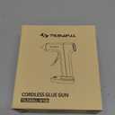 Tilswall Cordless Hot Glue Dispenser, 30s Fast Preheating with 2Ah Built-in Battery, Hot Melt Glue Dispenser with 20pcs Premium Glue Sticks, Smart Power-Off, USB-C Inputs Suitable for DIY Craft, Home Repair Pink