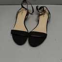 Ankis Black Nude White Gold Women Sandals Comfortable Walking Strappy Open Toe Sandals for Women Dressy Summer 1 Inch Low Block Heel Flat Adjustable Ankle Strap Shoes (Black, 9)