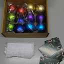 Jenaai 12 Set Christmas Team Appreciation Gifts for Employees Coworkers Staff Ball Ornaments for Christmas Tree, with Organza Bags & Thank You Cards