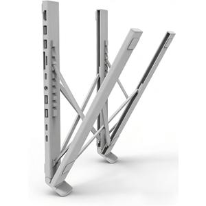 M92 Laptop Docking Station Stand, 11 in 1 USB C Hub HDMI 4K@60Hz, 3.5mm Audio, Portable Laptop Stand with USB Ports, USB C Multiport Adapter USBC Dock Station Dongle Holder for MacBook Pro/Air