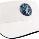 ZHATS NBA Unisex-Adult NBA Officially Licensed Visor Impact White (One Size)