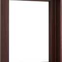 Canvas Floater Frame for Finished Canvas Art, 1.25" Deep Floating Shadow Gap Design, Modern Wall Decor for Home & Office, Gallery Style Display, Hardware Included (Dark Brown, 16x20)