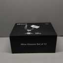 13 OZ Red&White Wine Glasses,Clear Water Goblets Set of 12,Multi-purpose Water Goblet Glasses Dessert Port Short Stemmed Drinking Glass for Party,Wedding,Home Bar