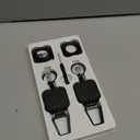 LIUGX 2-Pack Retractable Keychain for Airtag Holder, Badge Reel with 31.5” Wire Rope, 10, 000+ Rebound, 8oz, Easy Installation, for Badge Holder, Keys, Luggage