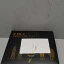 5 in 1 Blow Dryer Brush, Upgrade Hair Dryer Brush Air Curler Air Curling Wrap Styler, Detachable Hot Air Brush Negative Ion Curling Brush Iron, Hair Styling Tools for Drying Curling Straightening (Black Gold)