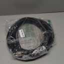 Deeklify 50 ft 16/3 awg 3 Outlet Extension Cord Splitter with Indicator, Waterproof Outdoor Extension Cord with Multiple Outlets, 13A 1625W for Home & Workshop, ETL Listed, Black SJTW