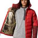 Columbia Men's Labyrinth Loop Ii Hooded Jacket, Sail Red/Spice (2X)