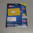 Avery 18163 Shipping Labels with TrueBlock Technology, Inkjet, 2 x 4, White, 100/Pack