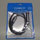 1/4" Male to Female Stereo Headphone Extension - 3ft Quarter Inch Headphone Cable (Grey)