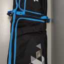 TOURIT Rolling Ski Bag and Ski Boot Bag Combo - Fully Padded Snowboard Bag with Wheels for Air Travel, Wheeled Ski Bag Holds 2 Pairs of Skis (195cm)