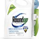 Roundup Ready-to-Use Weed & Grass Killer III - with Sure Shot Wand, Use in & Around Vegetable Gardens, Tree Rings, Flower Beds, Patios & More, Kills to The Root, 1.33 gal.