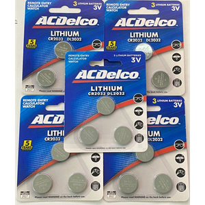 CR2032-3PK Lithium 3V Blister Card 5 Pack
