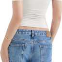 SUUKSESS Women Off The Shoulder Short Sleeve Tops Trendy Cowl Neck Going Out Basic T Shirt (Brown, S)