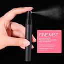 118 Pcs 10 ml Perfume Spray Bottles Plastic Refillable Fine Mist Perfume Atomizer Portable Frosted Perfumes Sprayers Mini Sample Fragrance Containers for Essential Oil, Black