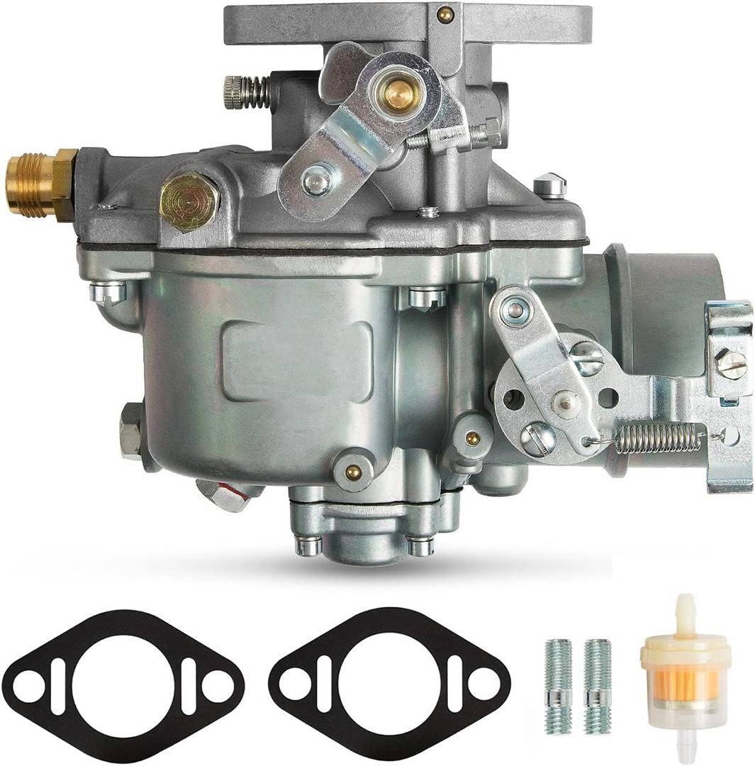 Carburetor Carb 1103-0004 Compatible with 1965-1974 Ford/New Holland Tractor 3000 Series 3 Cyl Replace R4100 R8553 C5NE9510C D3NN9510B E1NN9510BA