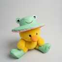 yellow plush chick wearing