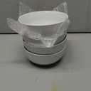 White Large Ceramic Bowls Set of 4, 30 Ounce Cereal Bowls, Soup Bowls Set for Kitchen, Salad Oatmeal Bowls, Serving Bowls for Nut, Pasta, Soup, Ramen, Fruit, Dishwasher & Microwave Safe (White)