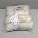 MOONQUEEN 2 Pack Premium Bath Towel Set - Quick Drying - Microfiber Coral Velvet Highly Absorbent Towels - Multipurpose Use as Bath Fitness, Bathroom, Shower, Sports, Yoga Towel (Cream)