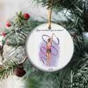 Rhythmic Gymnastics Christmas Ornament  Ceramic Gymnast Gift for Holidays, Sports Decor for Dancers, Festive Keepsake 2025 (T18)