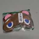 Novelty Tom Eye Mask for Sleeping, Raccoon Blindfold Sleep Mask, Super Soft Smooth Plush (Brown Bear)