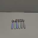 Elk and Friends Kids Silverware with Silicone Handle | Childrens Safe Flatware | Toddler Utensils | Baby Spoons + Forks | Stainless Steel Cutlery (Sage/MistyBlue/Gray)