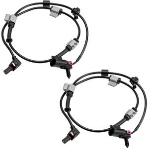 ABS Wheel Speed Sensor Front Left and Right Fits for 2002 2003 2004 2005 2006 2007 2008 2009 Chevy Trailblazer EXT SSR, GMC Envoy XL XUV Buick Rainier, Saab 9-7x, Oldsmobile Bravada, 2PCS
