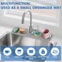 Silicone Sink pad for Kitchen Sink, Keeping The Sink Surface Dry and Free of Residual Water Droplets (Large)
