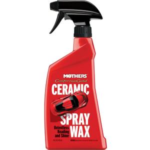 Mothers California Gold Ceramic Spray Wax, 16 oz.  Super-Hydrophobic, Delivers Deep Gloss, Relentless Beading & Long-Lasting Shine in a Quick, Easy, User-Friendly Spray-On Formula (05766)
