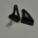 Wsays 50" Curved LED Light Bar Upper Roof Windshield Mounting Brackets Compatible with Jeep Grand Cherokee 1999-2004