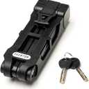 Aventon Folding LockBike Locks Heavy Duty Anti Theft for 8.5mm Thick Steel BarsBike Lock with Key of Electric Dirt Bike and Heavy Duty Bike