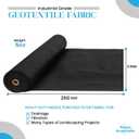 Super Geotextile Non Woven Fabric for Landscaping, French Drains, Underlayment, Erosion Control, Construction Projects, Weight: 8 OZ, 4' x 250'