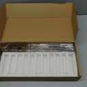 Mkono Plant Propagation Tubes, 3 Tiered Wall Hanging Terrarium with Wooden Stand & 21 Test Tube Vases for Hydroponic Plant Cutting & Home/Office Decor (Large, Brown)