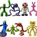 8PCS Raibow Friends Toys Raibow Friends Action Figures Toys Gaming Action Figures Gift for Kids Halloween Thanksgiving Christmas Birthday Gifts, Medium
