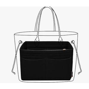 Women's Bag Organizer , Sizes (Medium, Slender Medium, Mini), Black