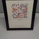 8x10 Enamel Picture Frame, Gold Metal Edge with Easel, Real Glass Photo Frame for Wall and Tabletop Display Family Office Photo Gallery, Navy Blue Enamel/1pc