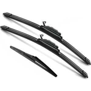 3Pcs for Toyota RAV4 Windshield Wiper Blades 2019 2020 2021 2022 2023 Toyota RAV4, 2006-2015 Mazda 5, Original Factory Quality Replacement Windshield Wiper Blades - 26"/16"/12A" (Set of 3) U/J HOOK