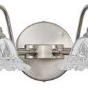 XIEDUN Brushed Nickel 4 Light Vanity Light