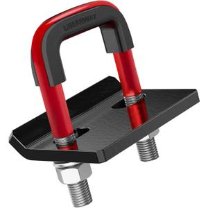 Hitch Tightener for 1.25" and 2" Hitches LIBERRWAY 304 Stainless Steel Red Hitch Tightener Anti-Rattle Stabilizer Rust-Free Heavy Duty Lock Down Quiet- Red Protective Anti-Rust Coating