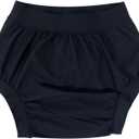 AQX Adult Diaper Cover for Incontinence, High Waist Active Waterproof Latex Pants with Cotton Layer, Noiseless Reusable Washable Pull Up Plastic Pants (High Waist M) (Lengthened)