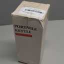 Portable Travel Kettle, Mini Electric Kettle with 5 Temperature Settings, 304 Stainless Steel, Auto Shut-Off & Boil Dry Protection, Small Tea Kettle for Travel, Black,white